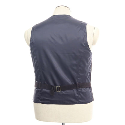[Used] EMMETI Goatskin Suede Gilet Vest Navy [Size 50] [NVY] [A/W] [Condition Rank C] [Men&