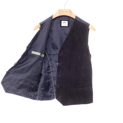 [Used] EMMETI Goatskin Suede Gilet Vest Navy [Size 50] [NVY] [A/W] [Condition Rank C] [Men&