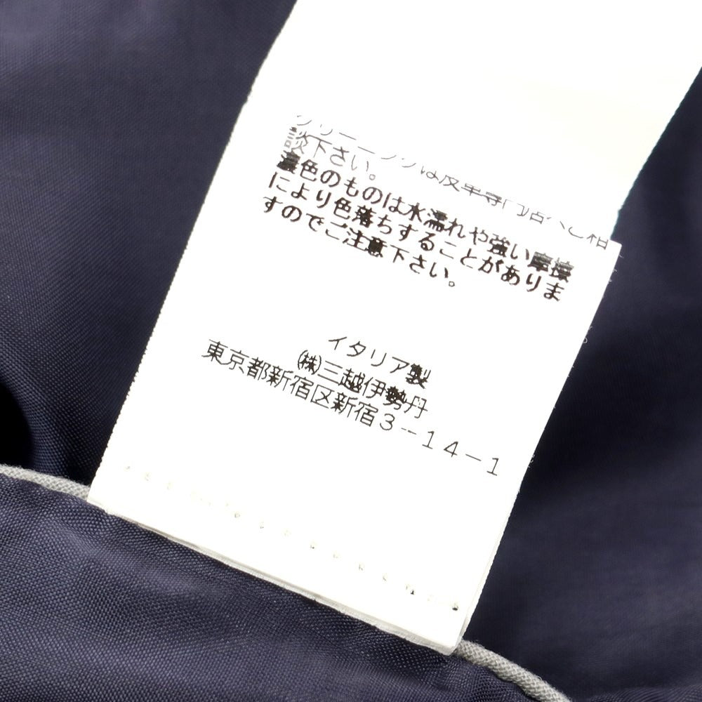 [Used] EMMETI Goatskin Suede Gilet Vest Navy [Size 50] [NVY] [A/W] [Condition Rank C] [Men&