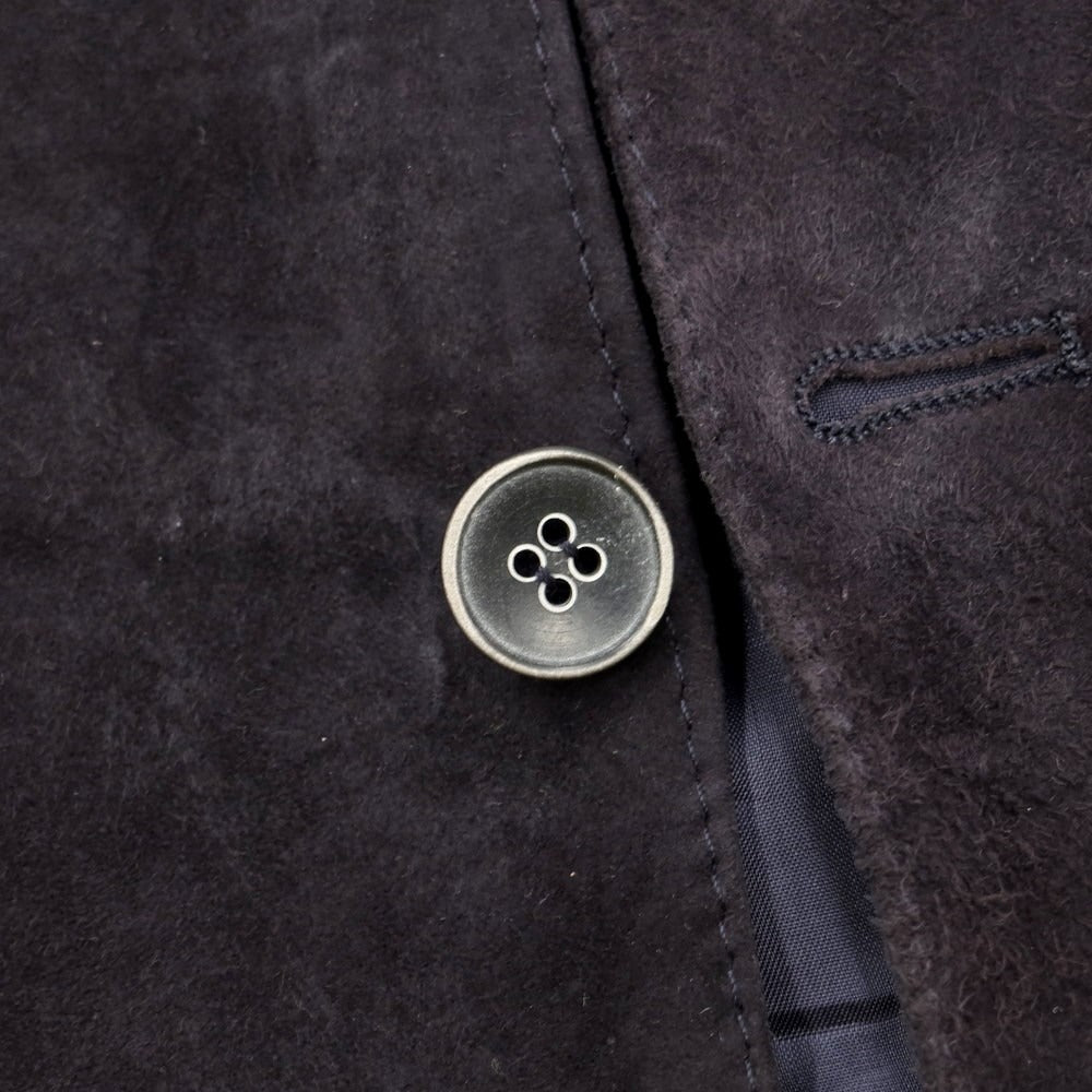 [Used] EMMETI Goatskin Suede Gilet Vest Navy [Size 50] [NVY] [A/W] [Condition Rank C] [Men&