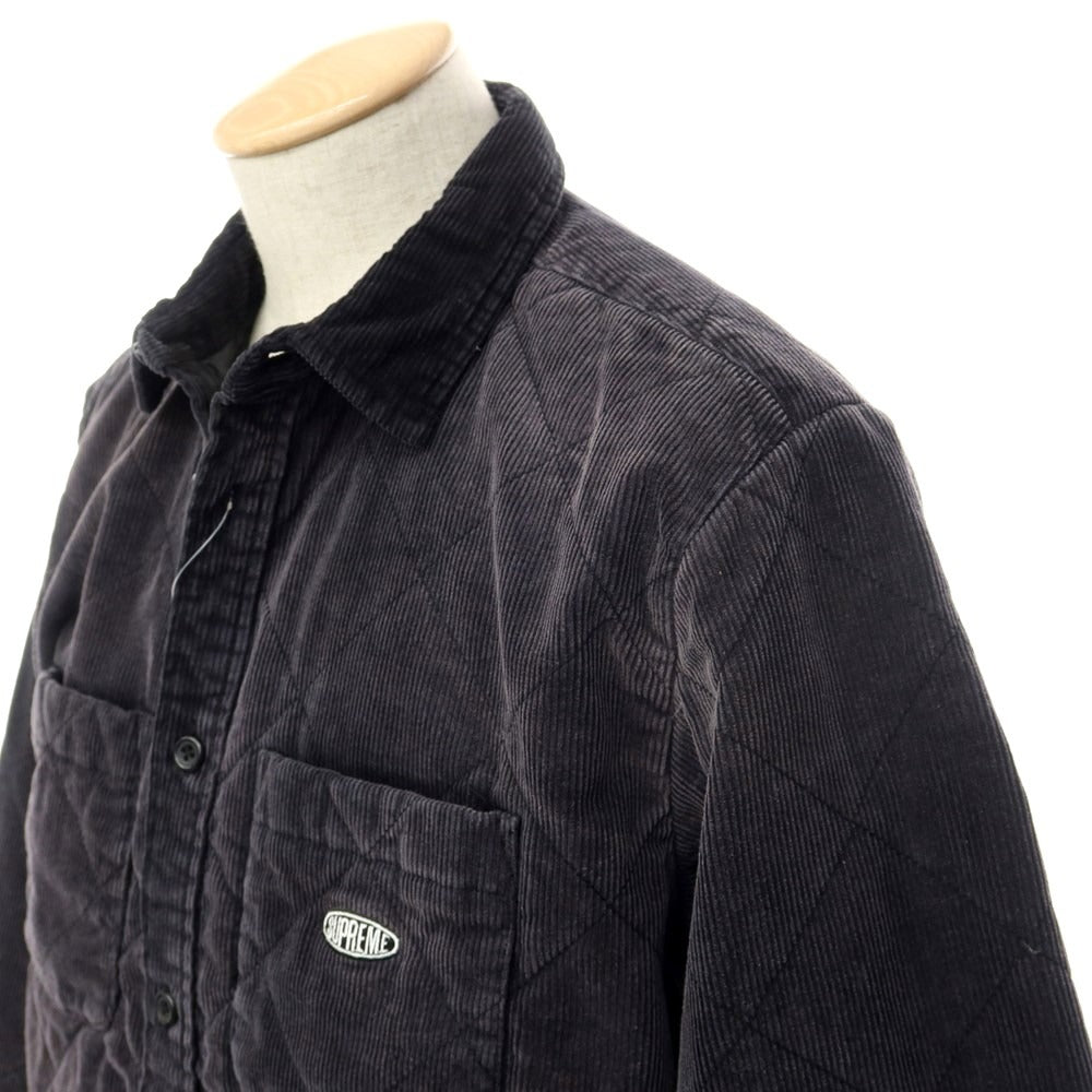 中古】シュプリーム Supreme 2022年秋冬 Quilted Corduroy Shirt