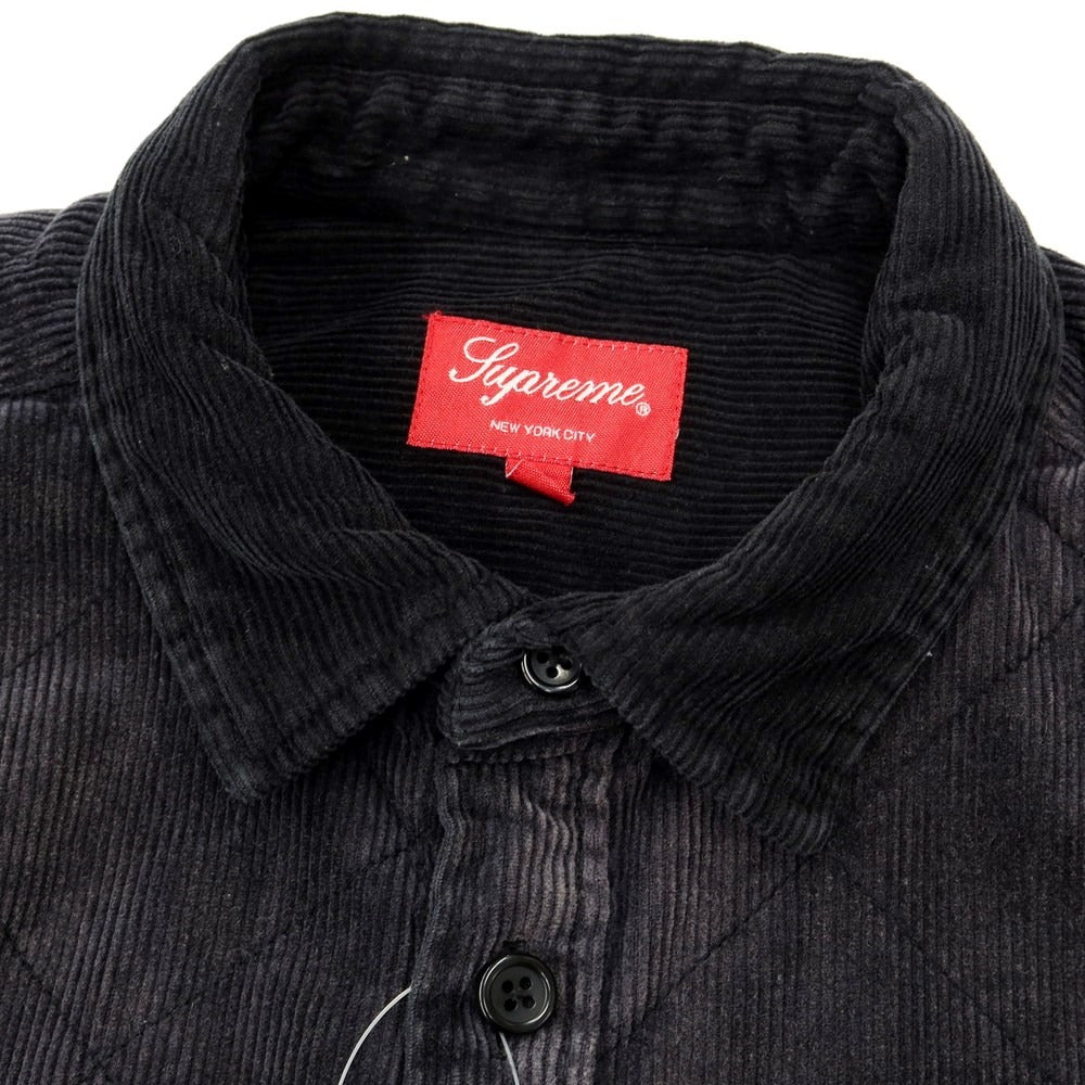 中古】シュプリーム Supreme 2022年秋冬 Quilted Corduroy Shirt