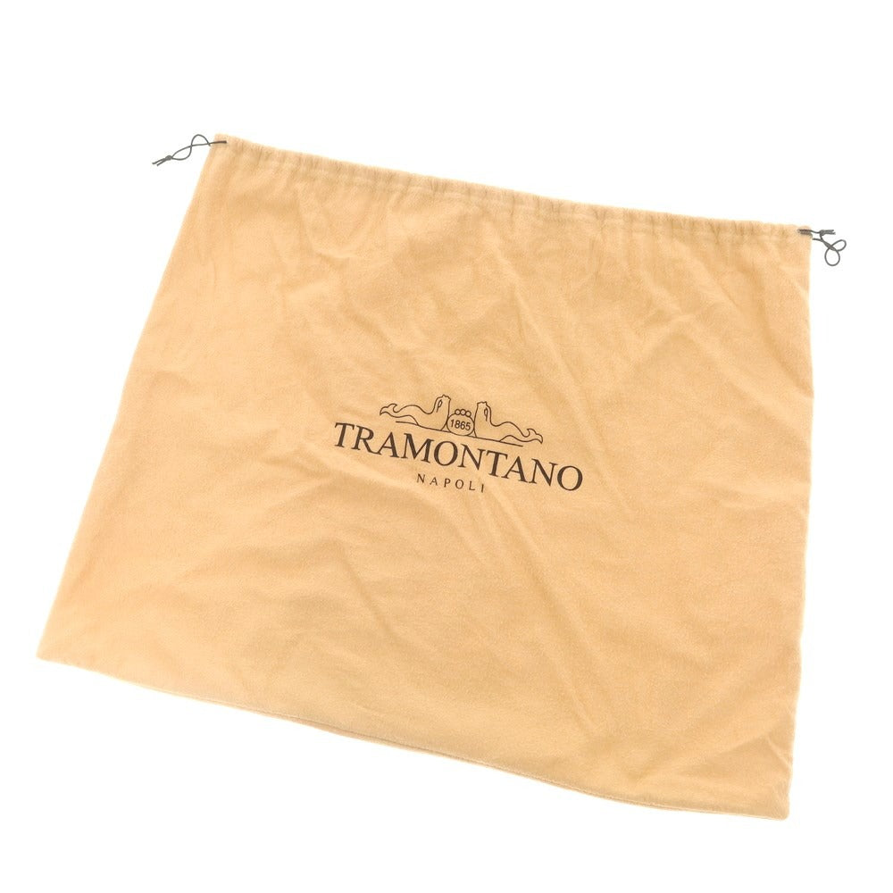 [Used] Tramontano Leather Document Clutch Bag Black x Navy [W37xH25] [BLK] [S/S/A/W] [Condition Rank C] [Men&