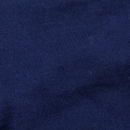 [Used] SVEVO High Gauge Wool Button High Neck Knit Navy x Gray [Size S/48] [NVY] [A/W] [Condition Rank D] [Men&