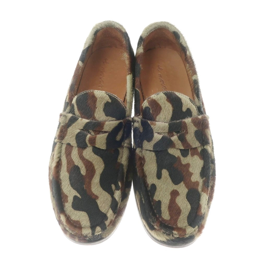 【中古】イルモカシーノ IL MOCASSINO ローファー
 モスグリーンxブラウン系【サイズ42】【GRN】【S/S/A/W】【状態ランクB】【メンズ】
【769782】 BPD