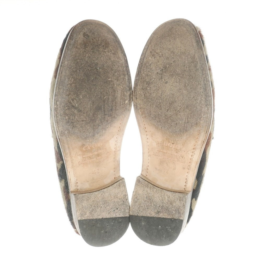 [Used] IL MOCASSINO loafers
 Moss green x brown [Size 42] [GRN] [S/S/A/W] [Condition Rank B] ​​[Men&