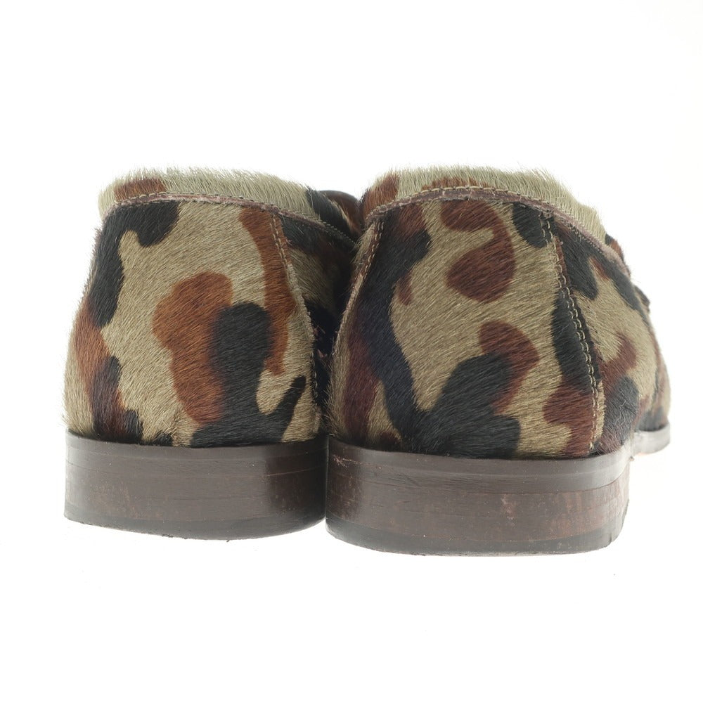 [Used] IL MOCASSINO loafers
 Moss green x brown [Size 42] [GRN] [S/S/A/W] [Condition Rank B] ​​[Men&