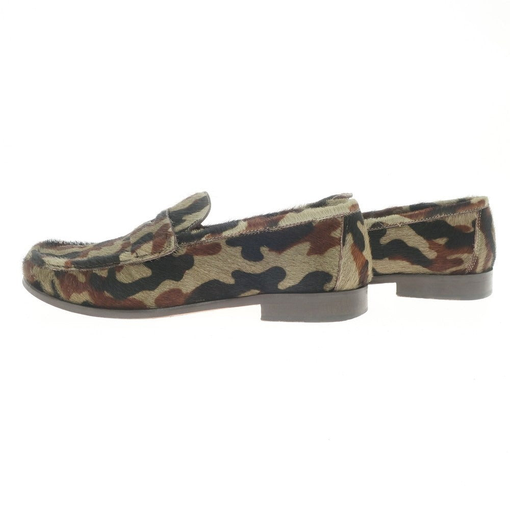 [Used] IL MOCASSINO loafers
 Moss green x brown [Size 42] [GRN] [S/S/A/W] [Condition Rank B] ​​[Men&
