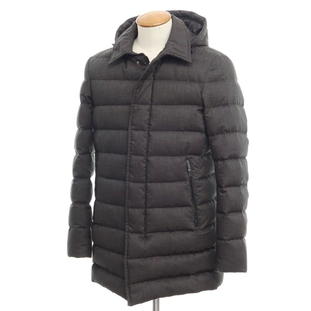 [Used] Herno Laminar polyester wool hooded down coat, dark grey [Size 46] [GRY] [A/W] [Condition Rank B] ​​[Men&
