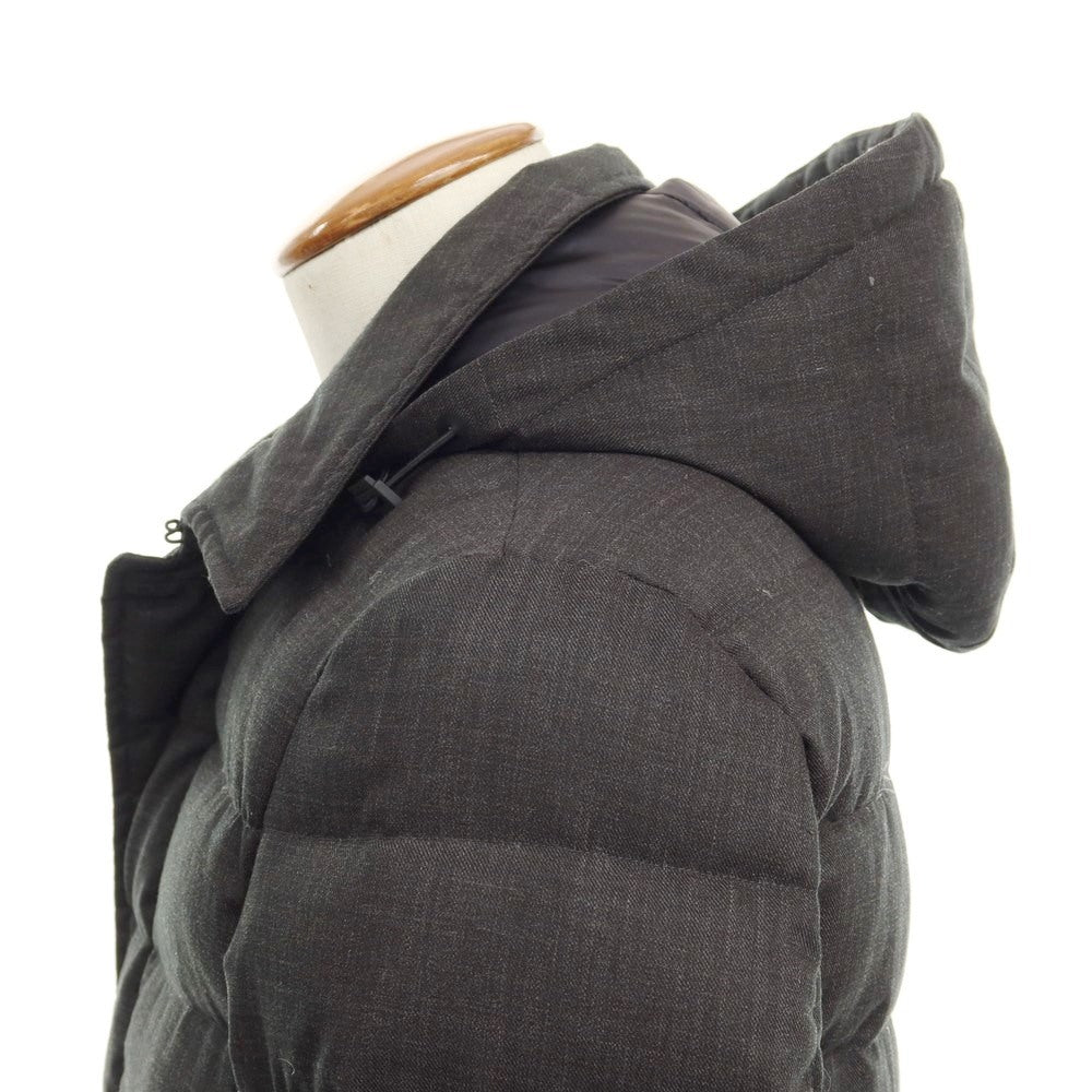[Used] Herno Laminar polyester wool hooded down coat, dark grey [Size 46] [GRY] [A/W] [Condition Rank B] ​​[Men&