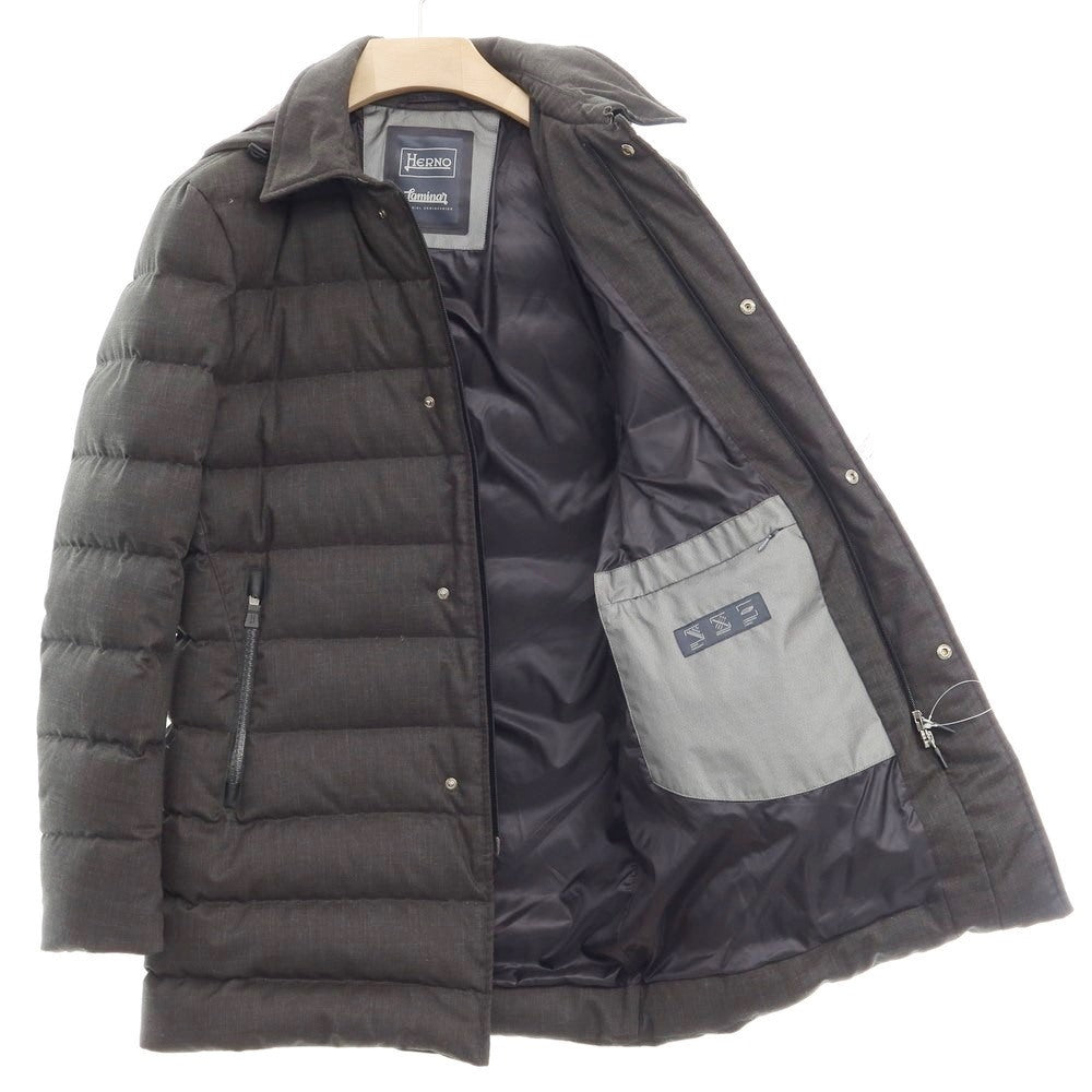 [Used] Herno Laminar polyester wool hooded down coat, dark grey [Size 46] [GRY] [A/W] [Condition Rank B] ​​[Men&