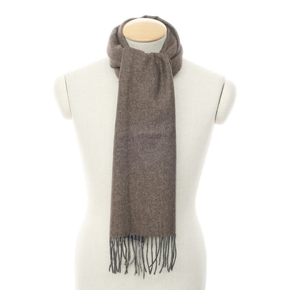 [Used] PIACENZA Silk Cashmere Check Scarf Navy x Brown [NVY] [A/W] [Condition Rank B] ​​[Men&