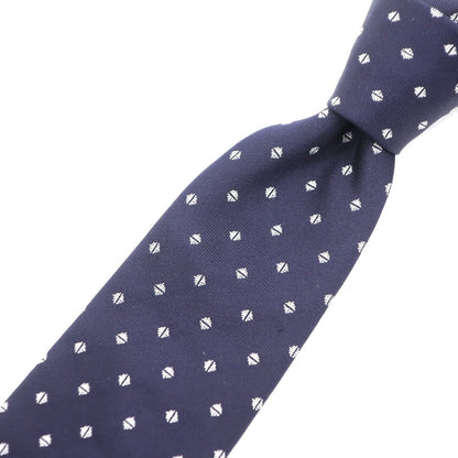 [Used] Armani Collezioni ARMANI COLLEZIONI Small Pattern Tri-Fold Silk Tie Navy [NVY] [S/S/A/W] [Condition Rank B] ​​[Men&
