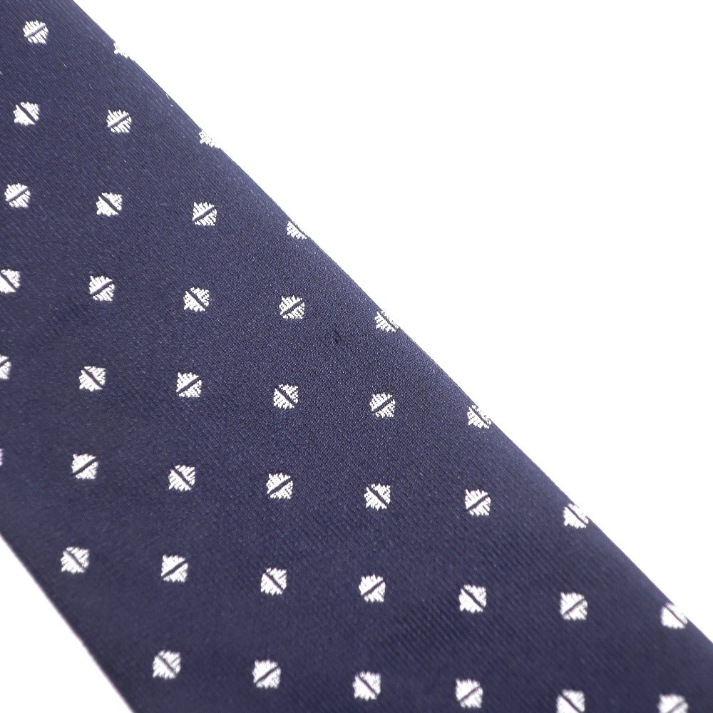 [Used] Armani Collezioni ARMANI COLLEZIONI Small Pattern Tri-Fold Silk Tie Navy [NVY] [S/S/A/W] [Condition Rank B] ​​[Men&
