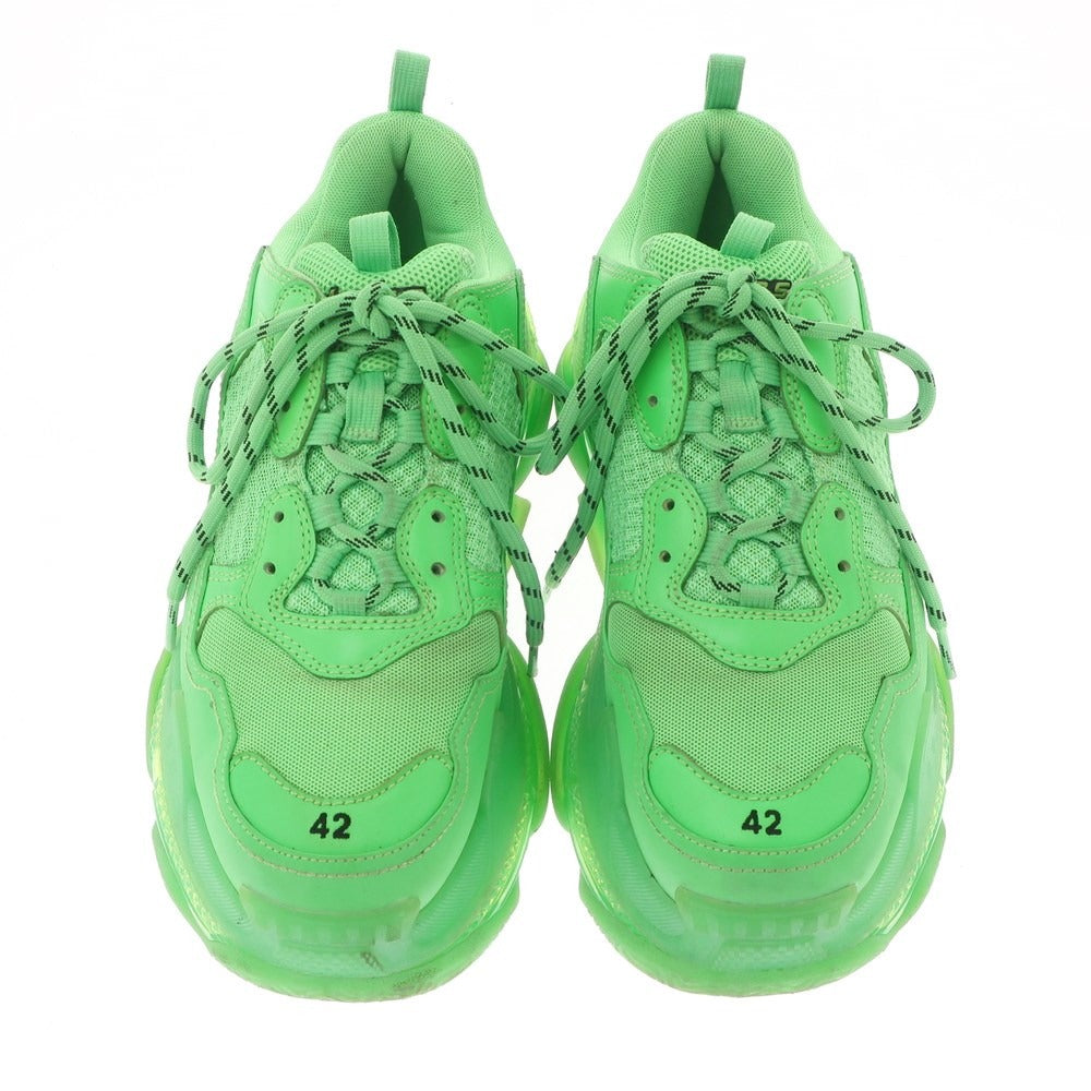 【中古】バレンシアガ BALENCIAGA Triple S スニーカー
 ライトグリーン【サイズ27.5cm】【GRN】【S/S/A/W】【状態ランクB】【メンズ】
【769697】