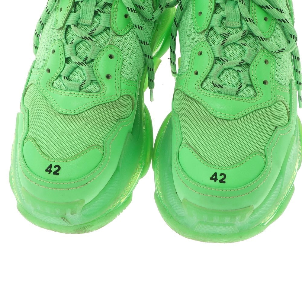 【中古】バレンシアガ BALENCIAGA Triple S スニーカー
 ライトグリーン【サイズ27.5cm】【GRN】【S/S/A/W】【状態ランクB】【メンズ】
【769697】