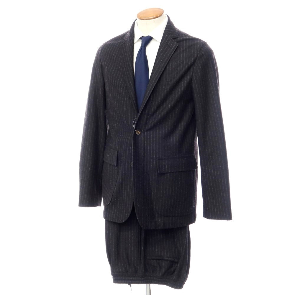 [Used] THE GIGI Wool Nylon Chalk Stripe 2 Button Suit Black x Light Gray [Size 48] [BLK] [A/W] [Condition Rank A] [Men&