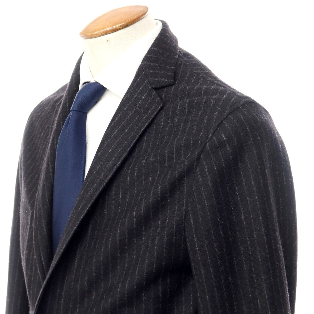 [Used] THE GIGI Wool Nylon Chalk Stripe 2 Button Suit Black x Light Gray [Size 48] [BLK] [A/W] [Condition Rank A] [Men&