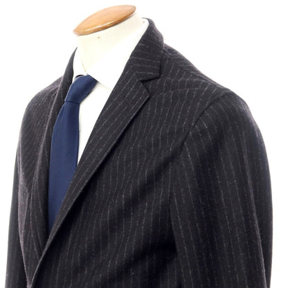 [Used] THE GIGI Wool Nylon Chalk Stripe 2 Button Suit Black x Light Gray [Size 48] [BLK] [A/W] [Condition Rank A] [Men&