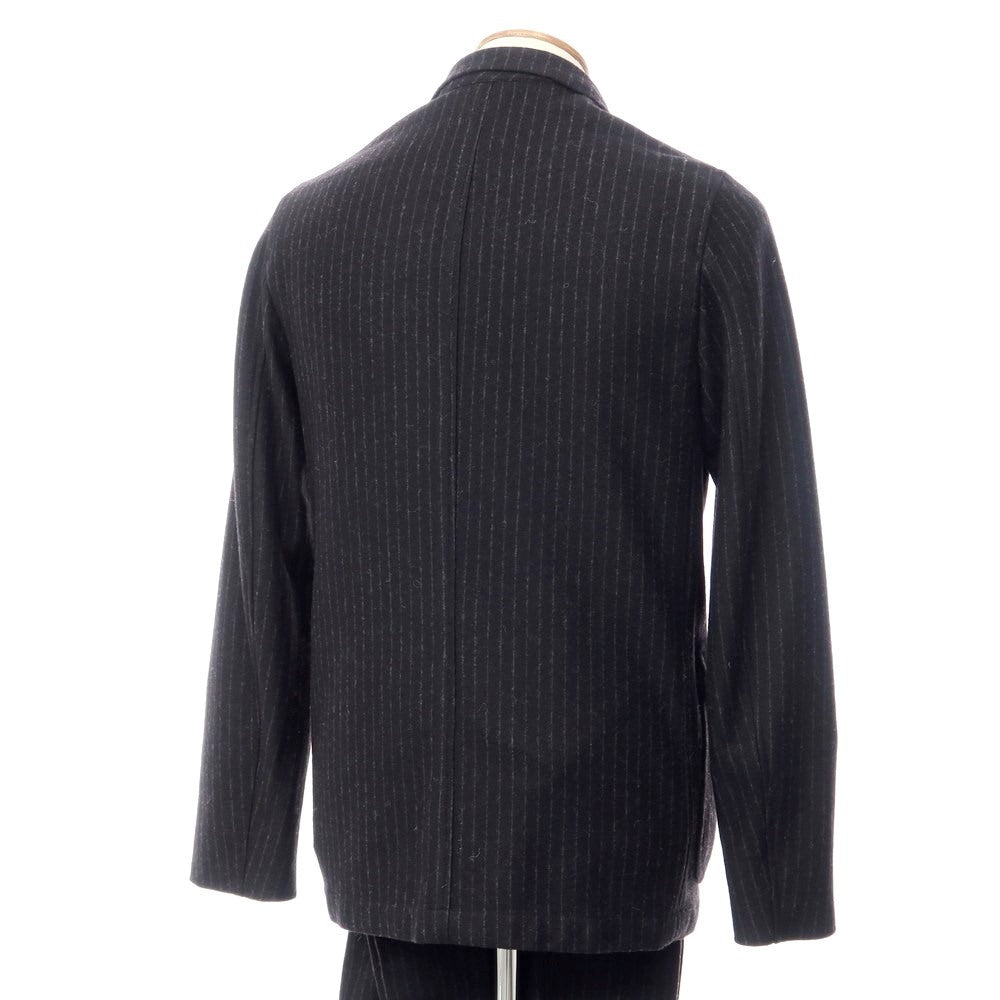 [Used] THE GIGI Wool Nylon Chalk Stripe 2 Button Suit Black x Light Gray [Size 48] [BLK] [A/W] [Condition Rank A] [Men&