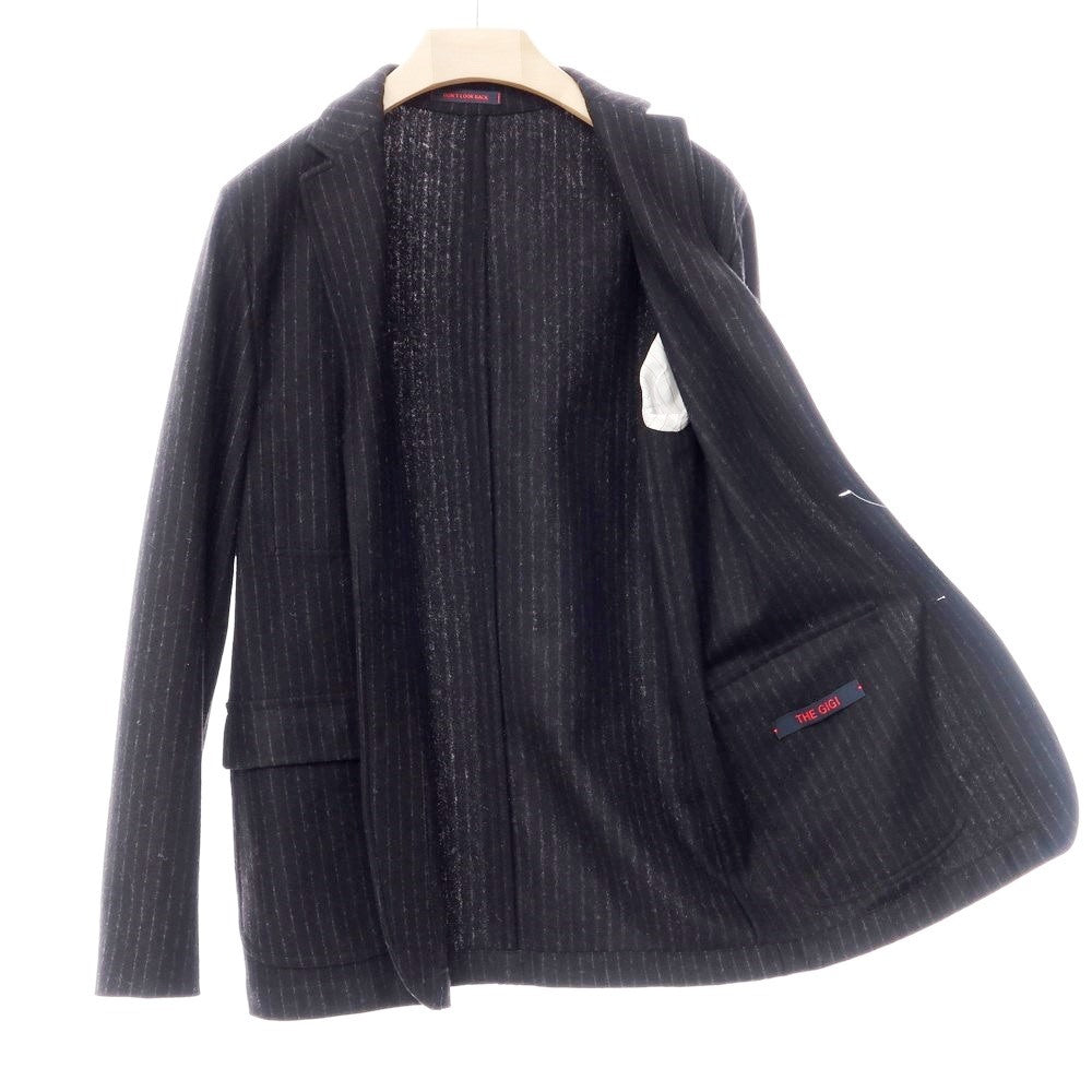 [Used] THE GIGI Wool Nylon Chalk Stripe 2 Button Suit Black x Light Gray [Size 48] [BLK] [A/W] [Condition Rank A] [Men&