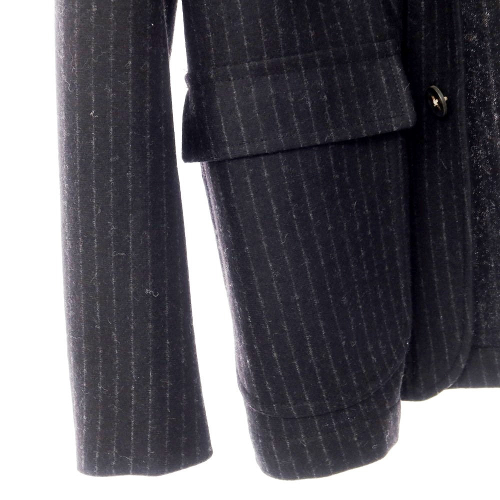 [Used] THE GIGI Wool Nylon Chalk Stripe 2 Button Suit Black x Light Gray [Size 48] [BLK] [A/W] [Condition Rank A] [Men&