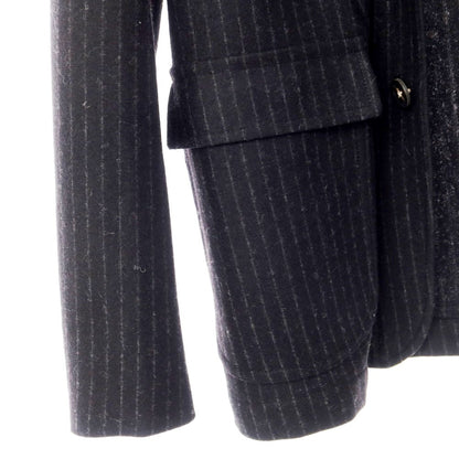 [Used] THE GIGI Wool Nylon Chalk Stripe 2 Button Suit Black x Light Gray [Size 48] [BLK] [A/W] [Condition Rank A] [Men&