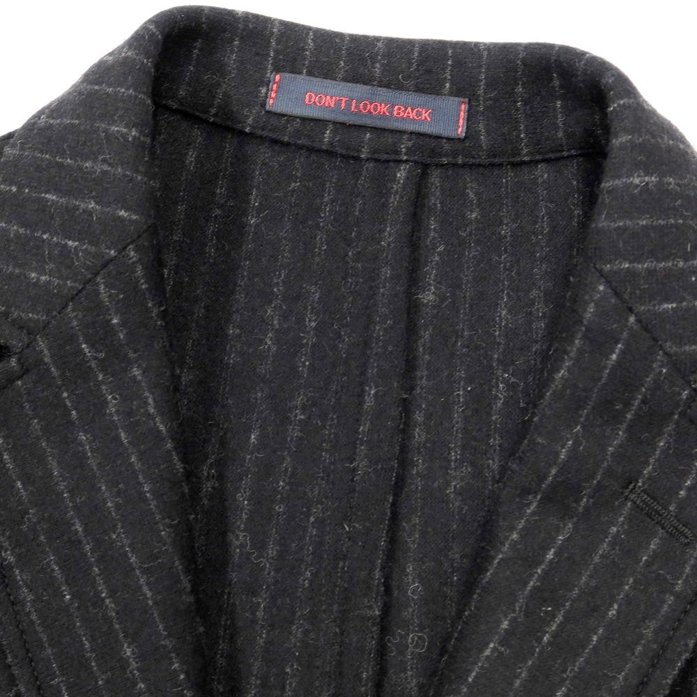 [Used] THE GIGI Wool Nylon Chalk Stripe 2 Button Suit Black x Light Gray [Size 48] [BLK] [A/W] [Condition Rank A] [Men&