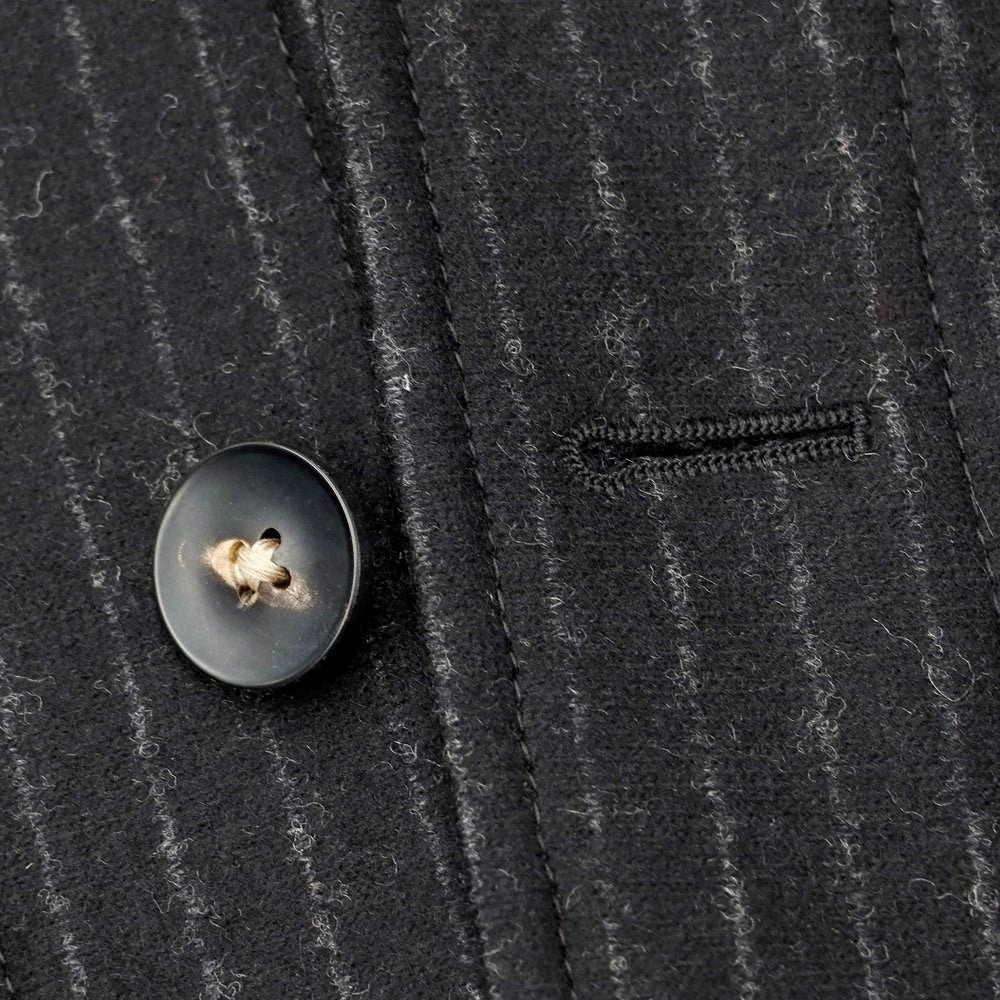 [Used] THE GIGI Wool Nylon Chalk Stripe 2 Button Suit Black x Light Gray [Size 48] [BLK] [A/W] [Condition Rank A] [Men&