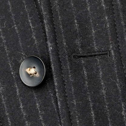 [Used] THE GIGI Wool Nylon Chalk Stripe 2 Button Suit Black x Light Gray [Size 48] [BLK] [A/W] [Condition Rank A] [Men&