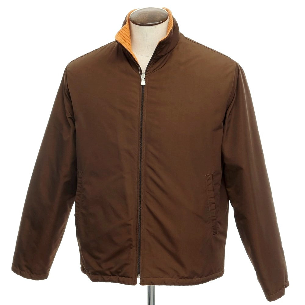 [Used] FEDELI nylon cashmere knit padded blouson brown x orange [Size L] [BRW] [A/W] [Condition Rank B] ​​[Men&