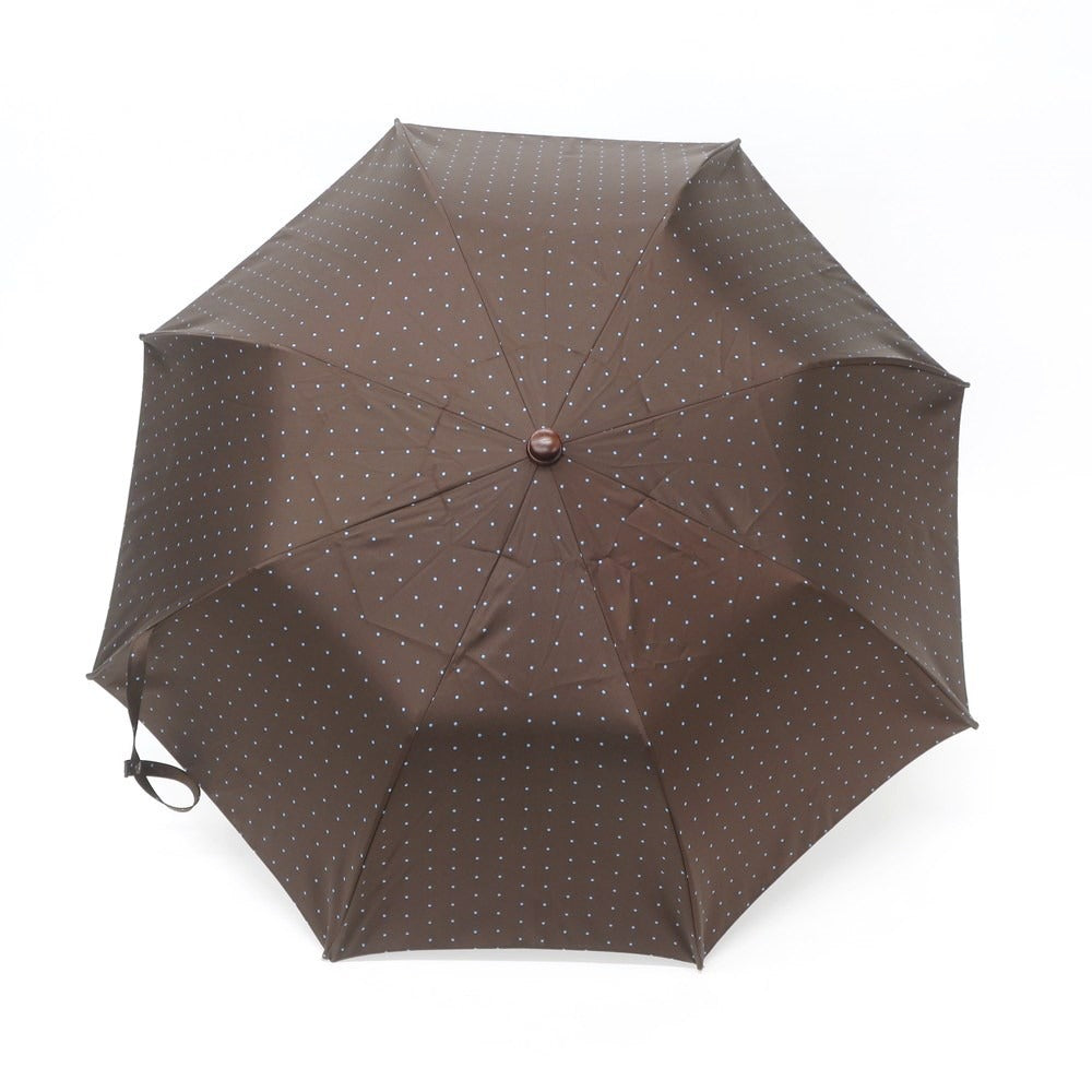 [Used] Maglia Francesco Polka dot folding umbrella Brown x light blue [BRW] [S/S/A/W] [Condition rank B] ​​[Men&