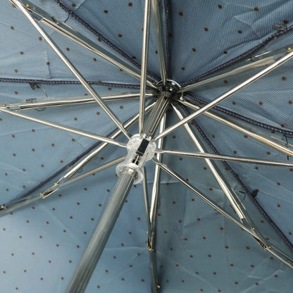 [Used] Maglia Francesco Polka dot folding umbrella Brown x light blue [BRW] [S/S/A/W] [Condition rank B] ​​[Men&