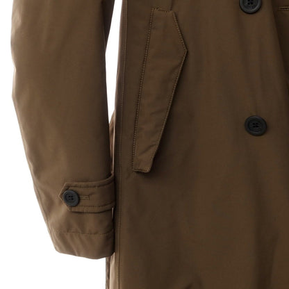 [Used] Herno GORE-TEX polyester double-breasted down coat in olive brown [Size 42] [BRW] [A/W] [Condition Rank A] [Men&