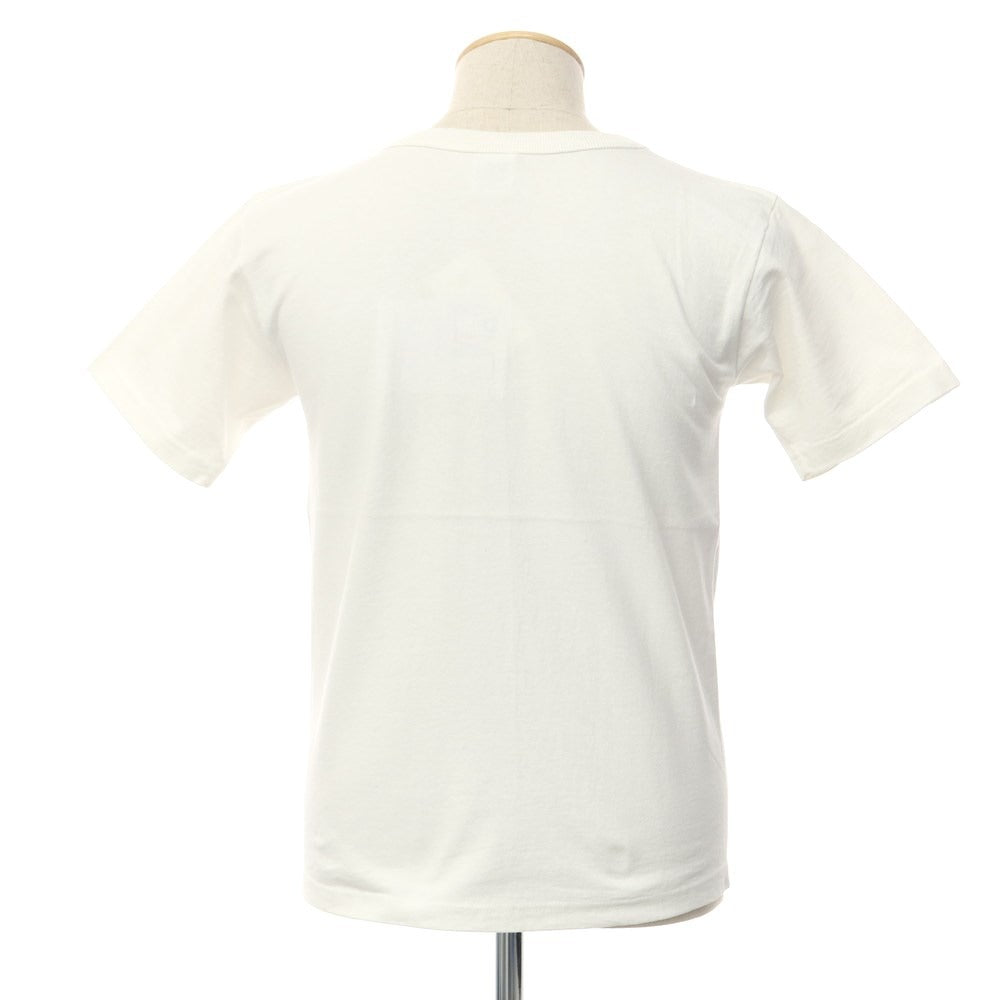 [Used] Champion T1011 Heavy Cotton Print Sleeve T-Shirt White [Size SMALL] [WHT] [S/S] [Condition Rank B] ​​[Men&