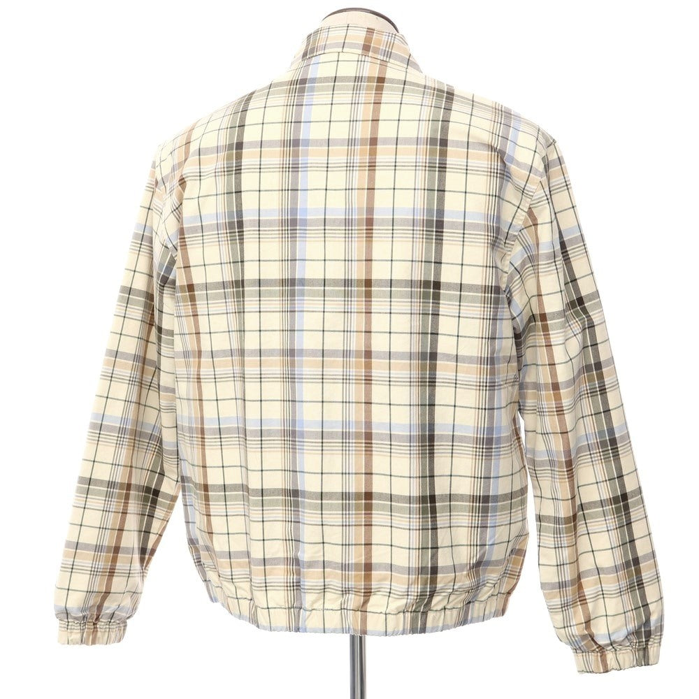 [Used] Carhartt Cotton Check Swing Top Blouson Ivory x Beige x Gray [Size L] [WHT] [S/S] [Condition Rank B] ​​[Men&