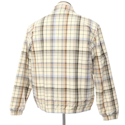 [Used] Carhartt Cotton Check Swing Top Blouson Ivory x Beige x Gray [Size L] [WHT] [S/S] [Condition Rank B] ​​[Men&