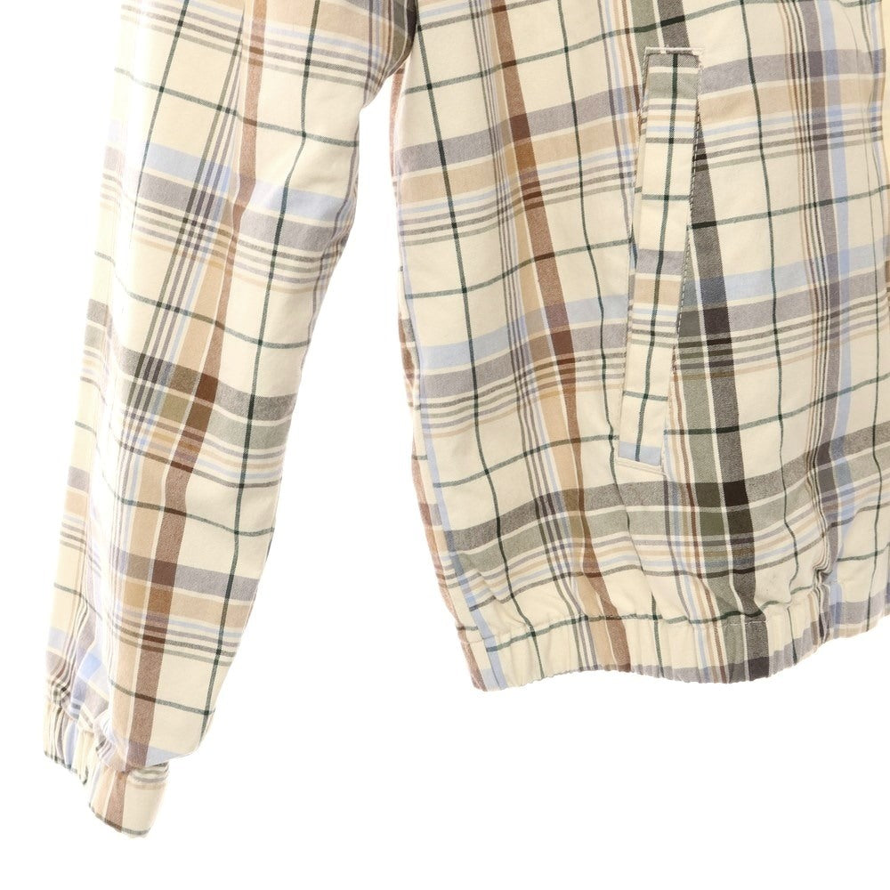 [Used] Carhartt Cotton Check Swing Top Blouson Ivory x Beige x Gray [Size L] [WHT] [S/S] [Condition Rank B] ​​[Men&