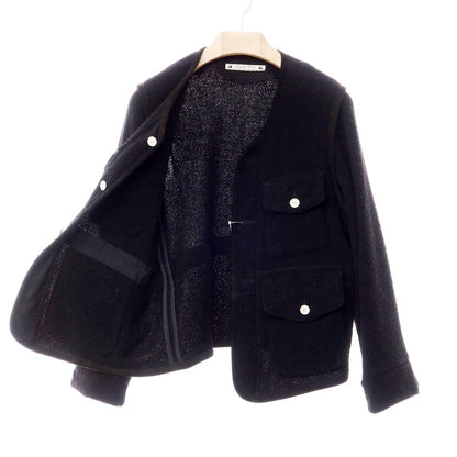 [Used] SASQUATCHfabrix. No-collar jacket
 Black [Size M] [BLK] [A/W] [Condition Rank B] ​​[Men&