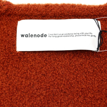 [Used] Walenode Cashmere Nylon Pile V-neck Pullover Knit Orange Brown [Size 1] [BRW] [A/W] [Condition Rank A] [Men&