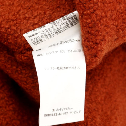 [Used] Walenode Cashmere Nylon Pile V-neck Pullover Knit Orange Brown [Size 1] [BRW] [A/W] [Condition Rank A] [Men&