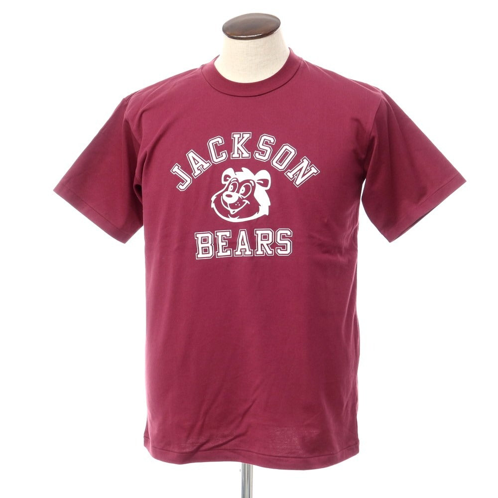 [Used] [Unused] Jackson Matisse JACKSON MATISSE UNITED ARROWS GLR Special Order Printed Short Sleeve T-Shirt Wine Red [Size L] [RED] [S/S] [Condition Rank S] [Men&