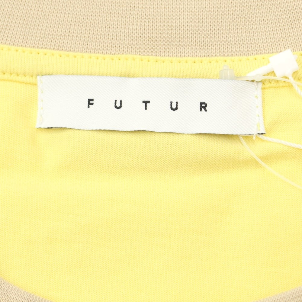 [Used] [Unused] Future FUTUR MONKEYTIME special order short-sleeved T-shirt
 Yellow x Beige [Size M] [YEL] [S/S] [Condition Rank S] [Men&