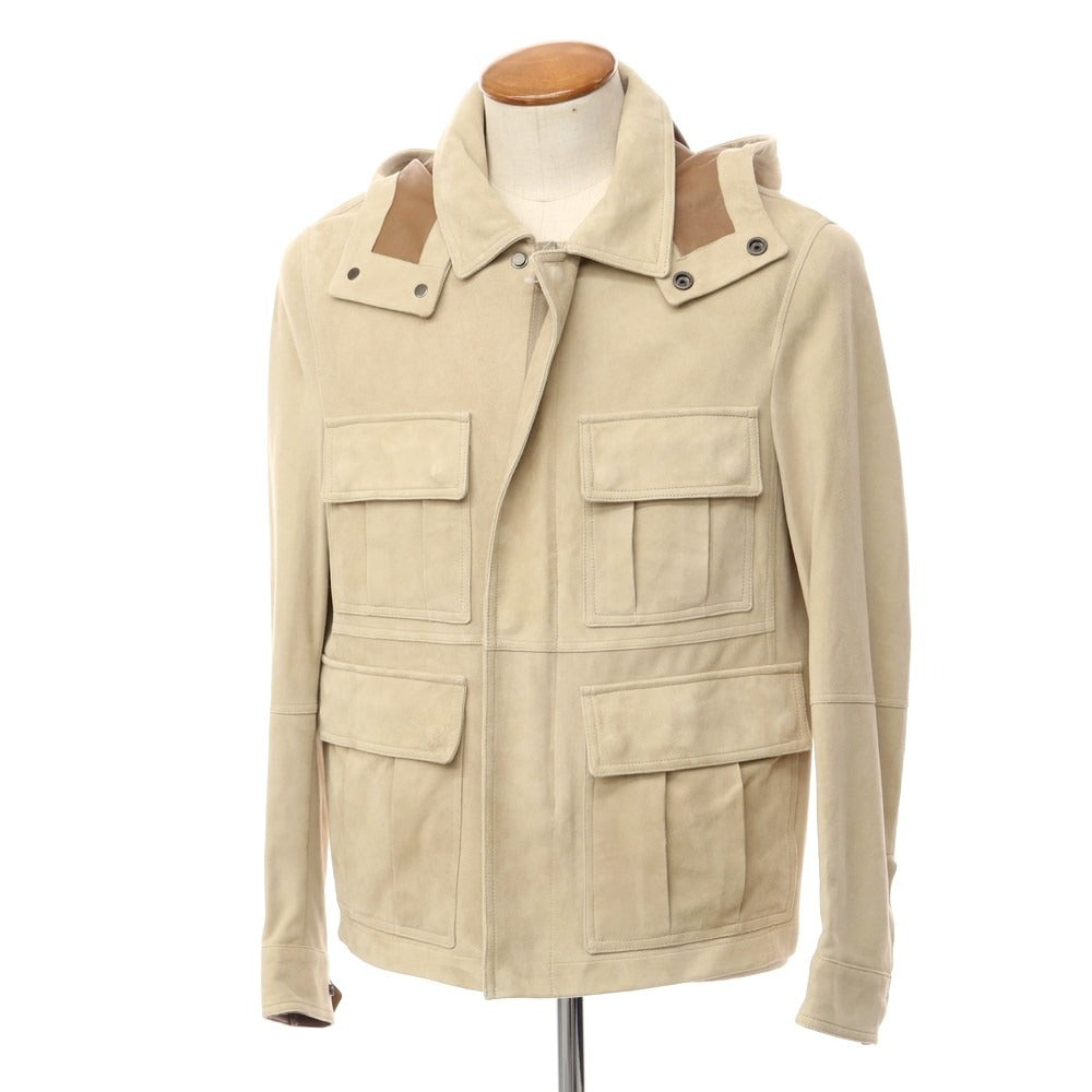 [Used] EMMETI Goatskin Suede Safari Jacket Blouson Beige [Size 46] [BEI] [A/W] [Condition Rank B] ​​[Men&