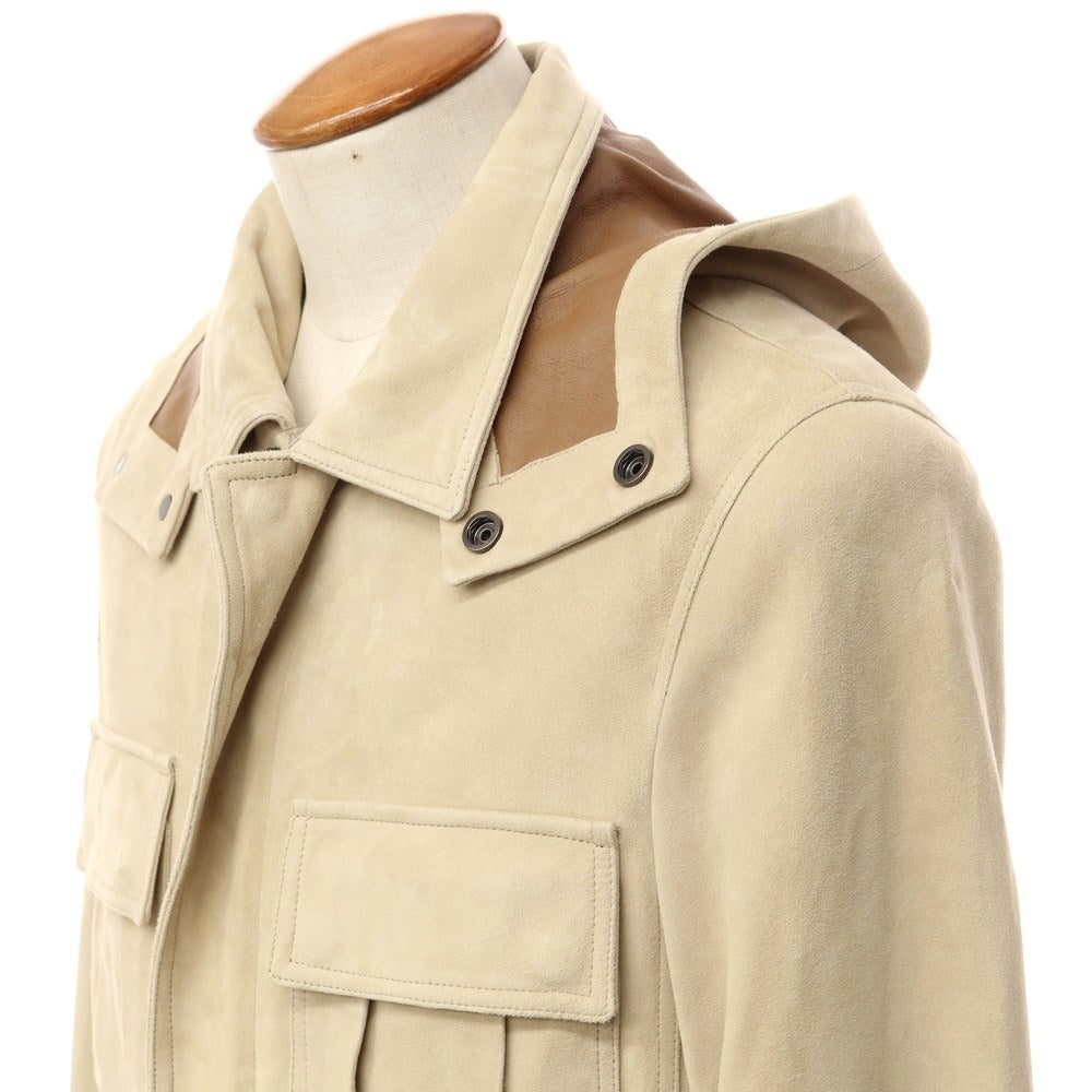 [Used] EMMETI Goatskin Suede Safari Jacket Blouson Beige [Size 46] [BEI] [A/W] [Condition Rank B] ​​[Men&