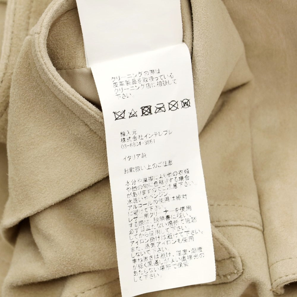 [Used] EMMETI Goatskin Suede Safari Jacket Blouson Beige [Size 46] [BEI] [A/W] [Condition Rank B] ​​[Men&