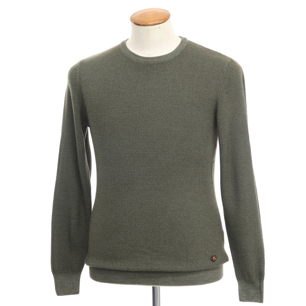 [Used] Heritage wool crew neck knit, olive [Size S/48] [GRN] [A/W] [Condition Rank B] ​​[Men&