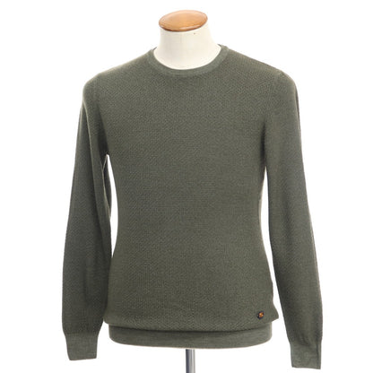 [Used] Heritage wool crew neck knit, olive [Size S/48] [GRN] [A/W] [Condition Rank B] ​​[Men&