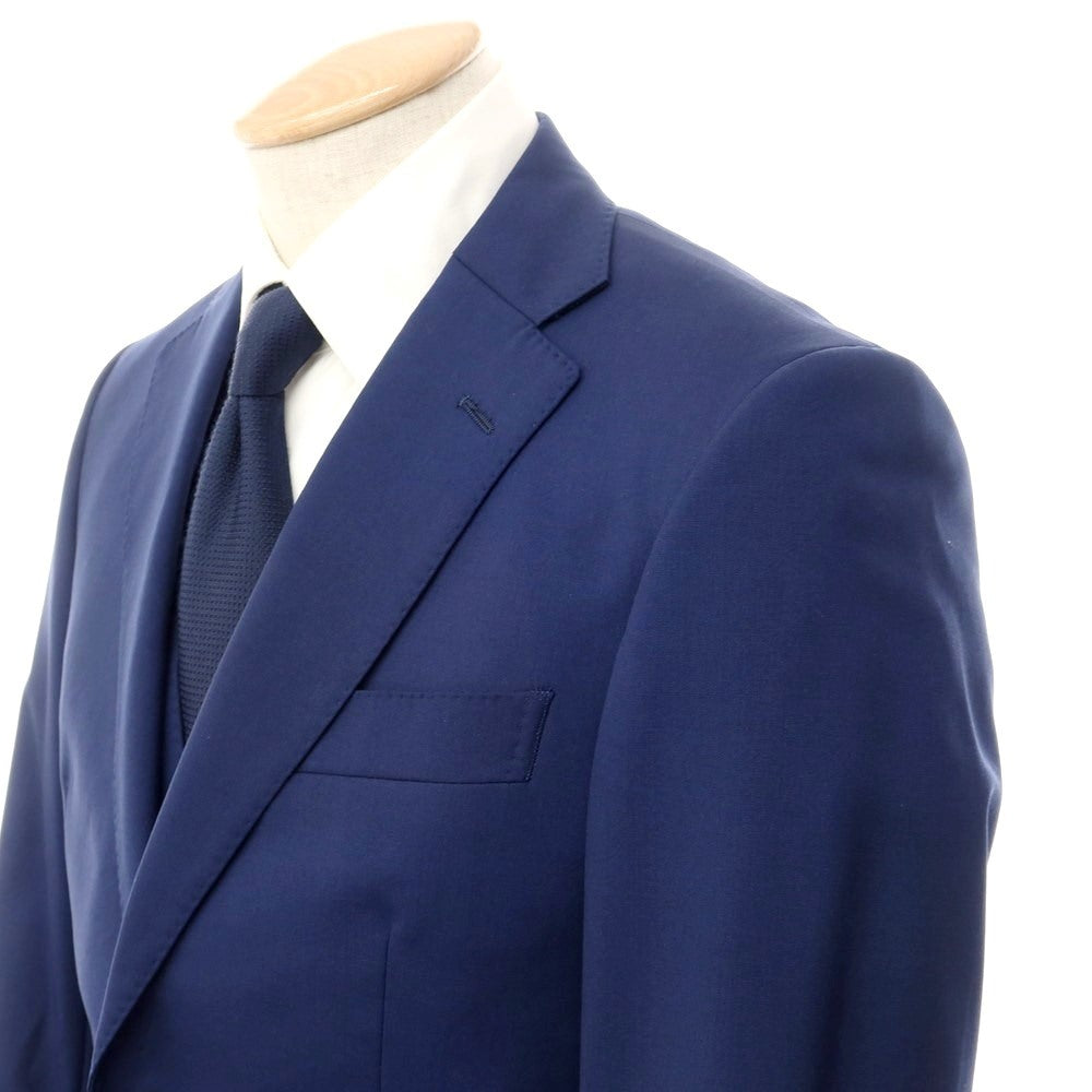 [Used] Azabu tailor wool three-piece two-button suit, navy blue [Size: jacket 44/gilet 42/pants 79] [NVY] [S/S] [Condition: B] [Men&