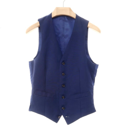 [Used] Azabu tailor wool three-piece two-button suit, navy blue [Size: jacket 44/gilet 42/pants 79] [NVY] [S/S] [Condition: B] [Men&
